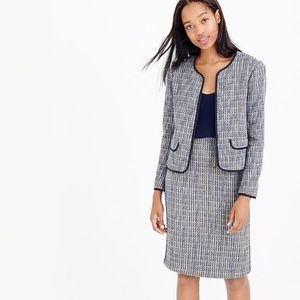 J Crew Pencil Skirt in Flecked Tweed